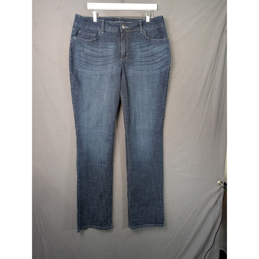 Riders by Lee Mid Rise Straight Leg Jeans Dark Wash 16L 7926
